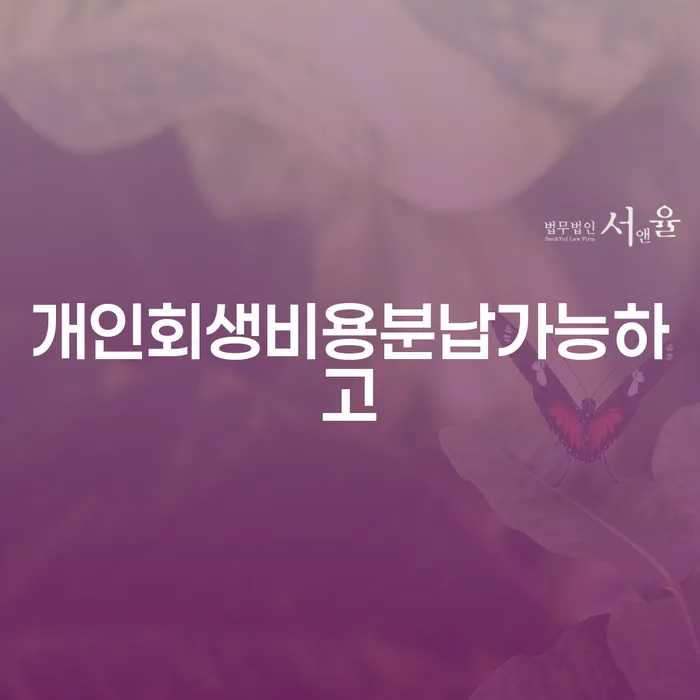 개인회생과정 개인회생으로 해결 꼼꼼히 따져보고