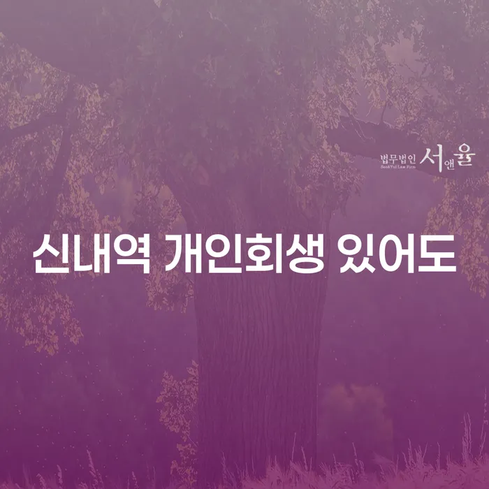 신내역 개인회생 있어도