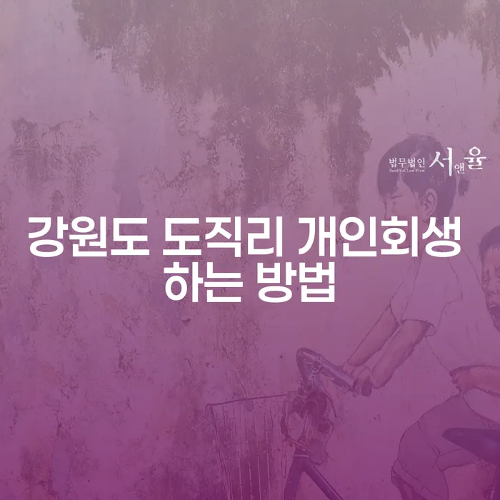 강원도 도직리에서 개인회생을 어떻게 신청할 수 있을까요?